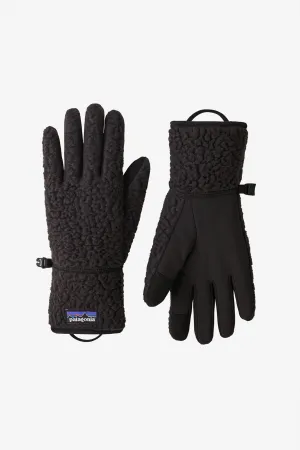Retro Pile Fleece Gloves