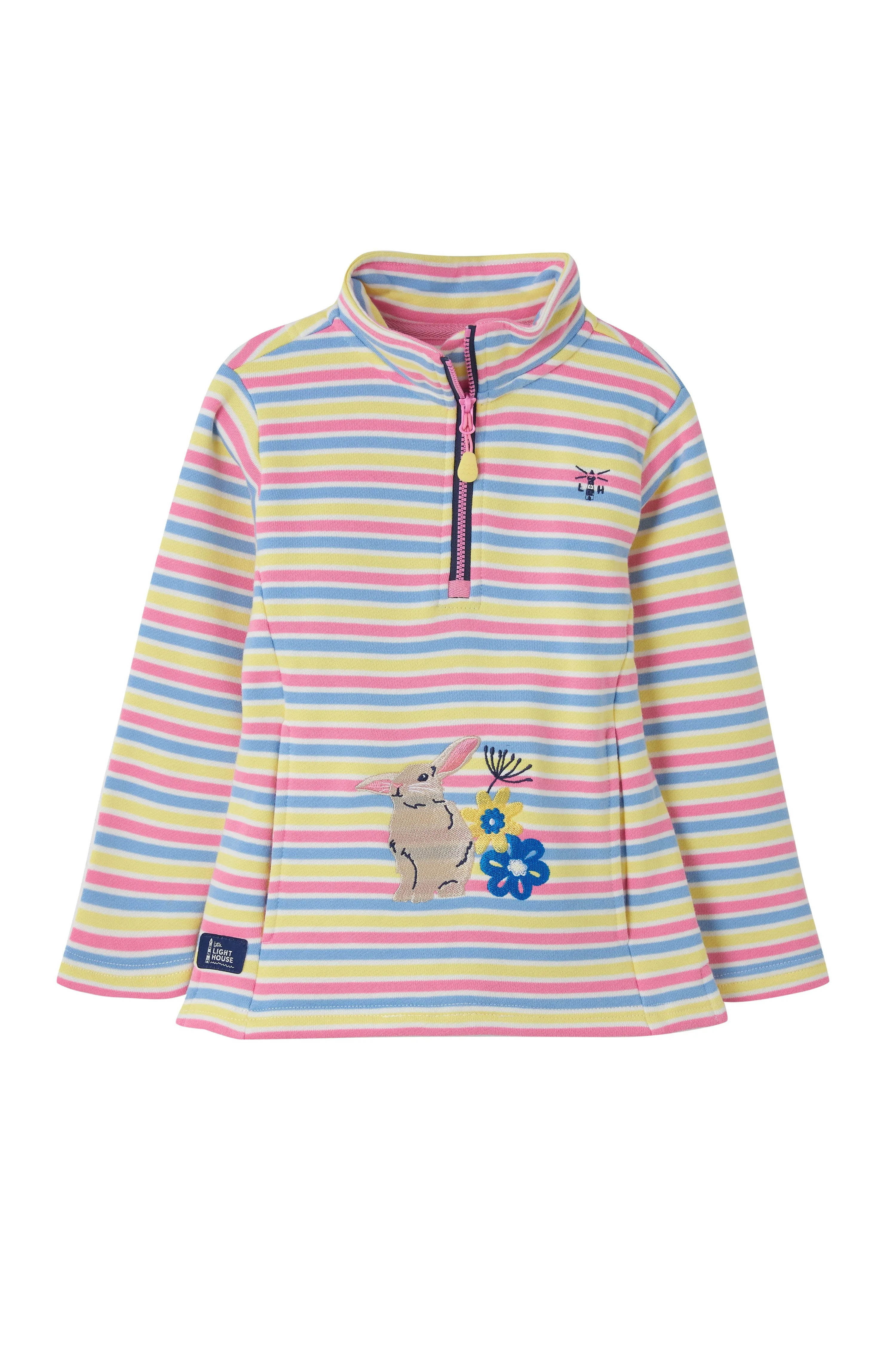 Robyn Girls Half Zip Jersey - Bunny