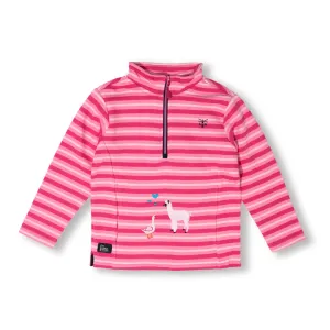 Robyn Girls Half Zip Jersey - Llama and Goose