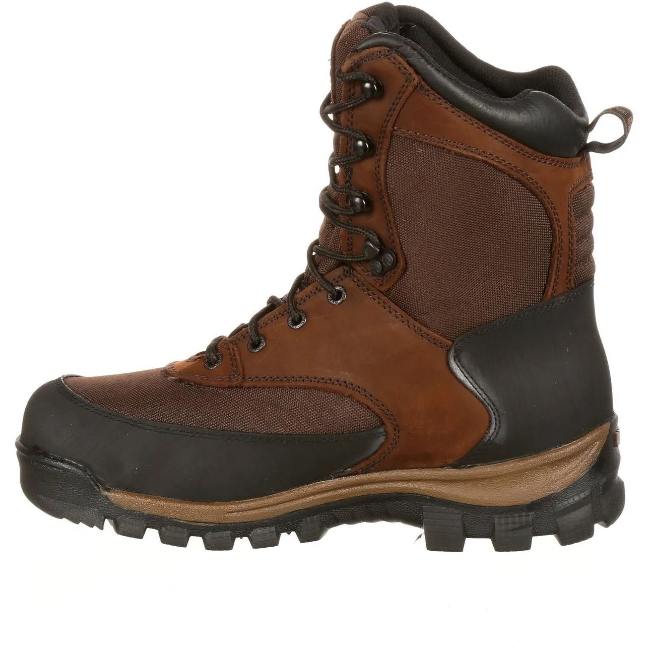 Rocky Men's Core 8" WP 800G Insuldated Pac Outdoor Boot - Brown - FQ0004753