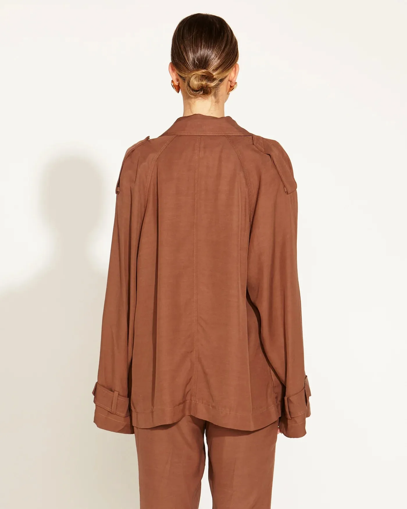 Sale - Fate & Becker - One And Only Oversized Blazer - Mocha