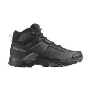 Salomon Men's X Ultra 5 Mid Gore Tex Hiking Boots - Black/Asphalt Castlerock