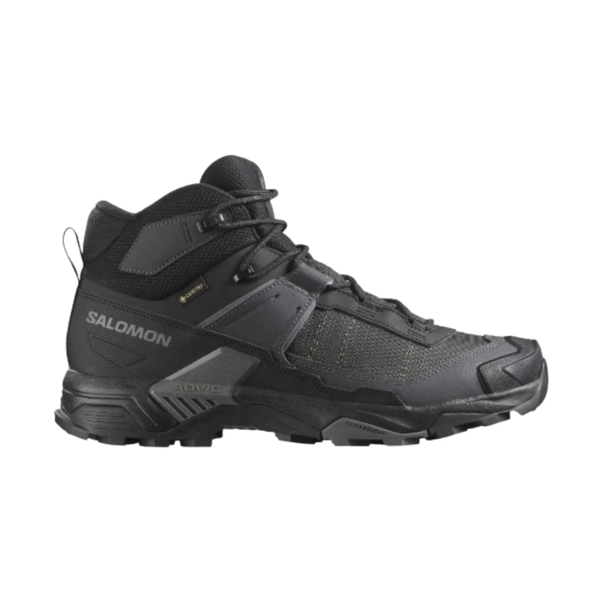 Salomon Men's X Ultra 5 Mid Gore Tex Hiking Boots - Black/Asphalt Castlerock