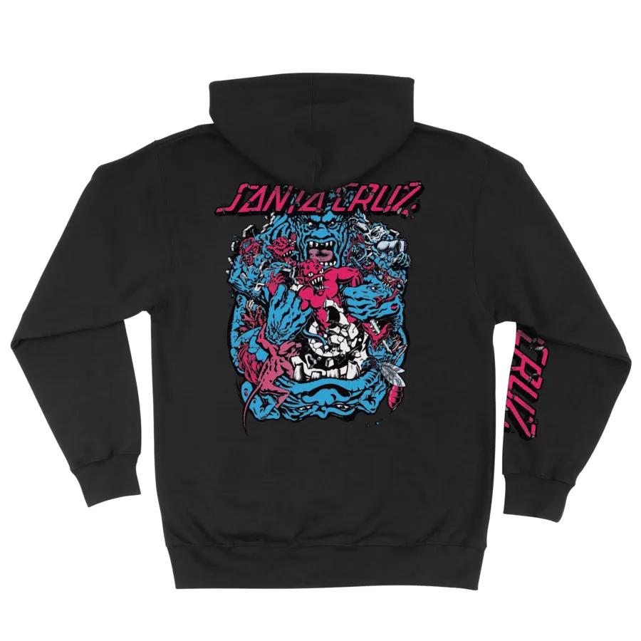 Santa Cruz Mens Roskopp The Five Zip Hoodie
