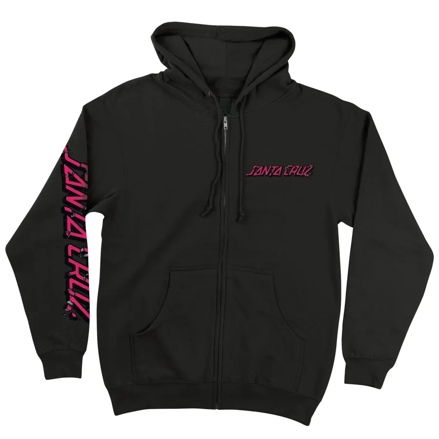 Santa Cruz Mens Roskopp The Five Zip Hoodie