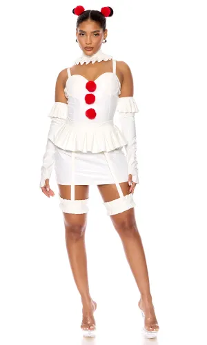 Sexy Dancing Clown Halloween Costume