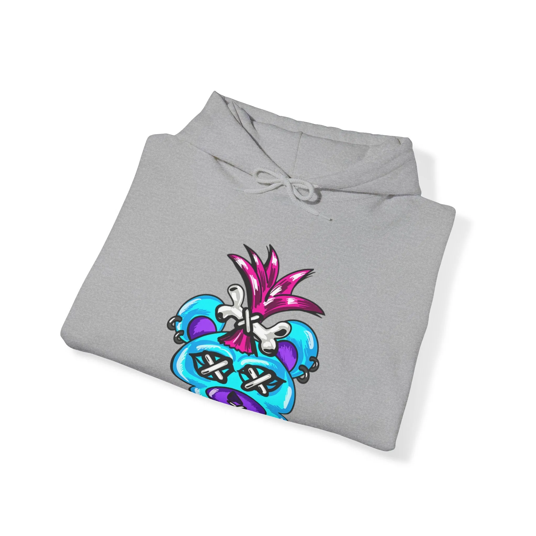 Shrunken Head Teddy Bear Hoodie