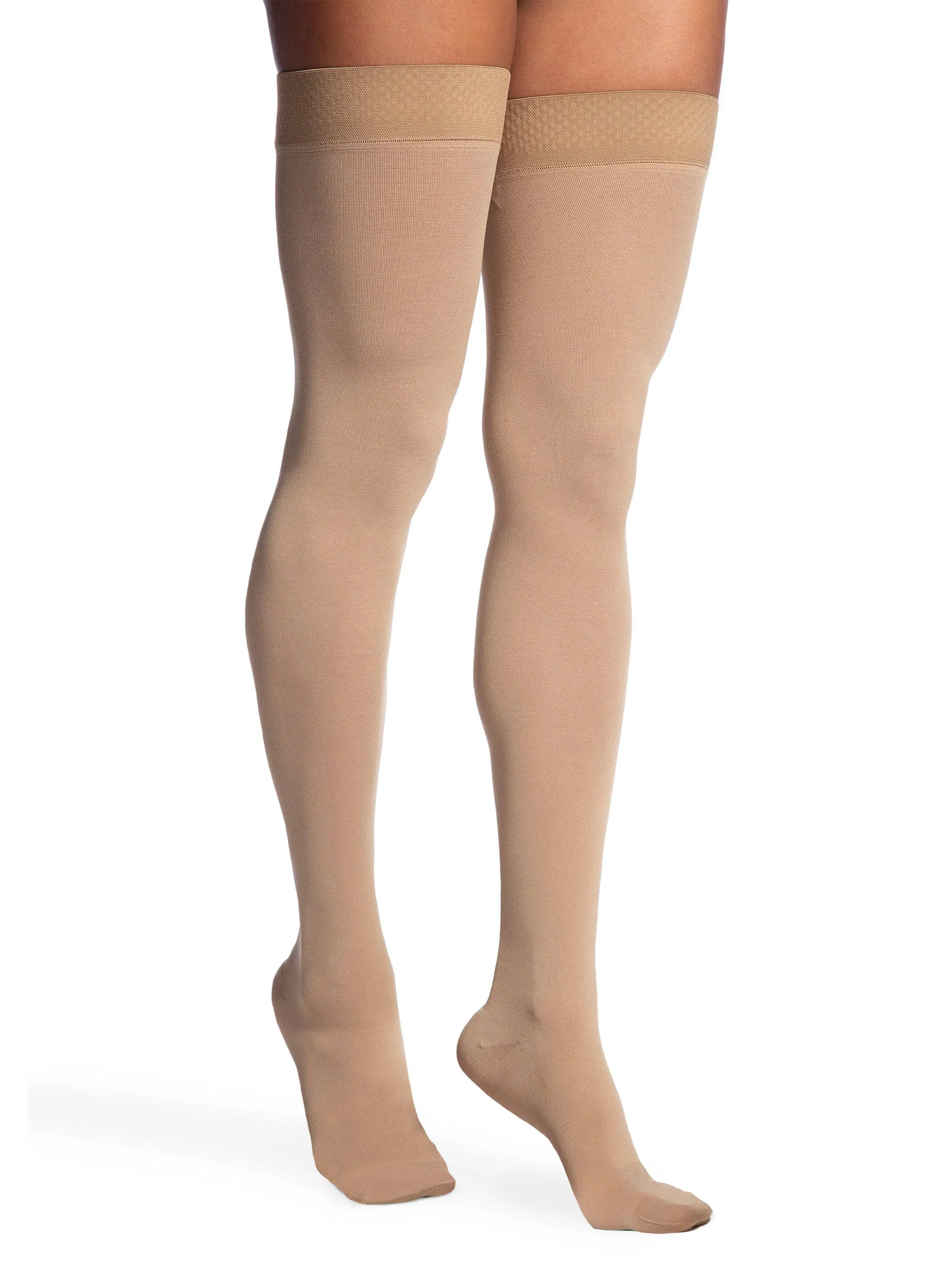 Sigvaris Opaque Women's Thigh High  30-40mmHg-Closed Toe