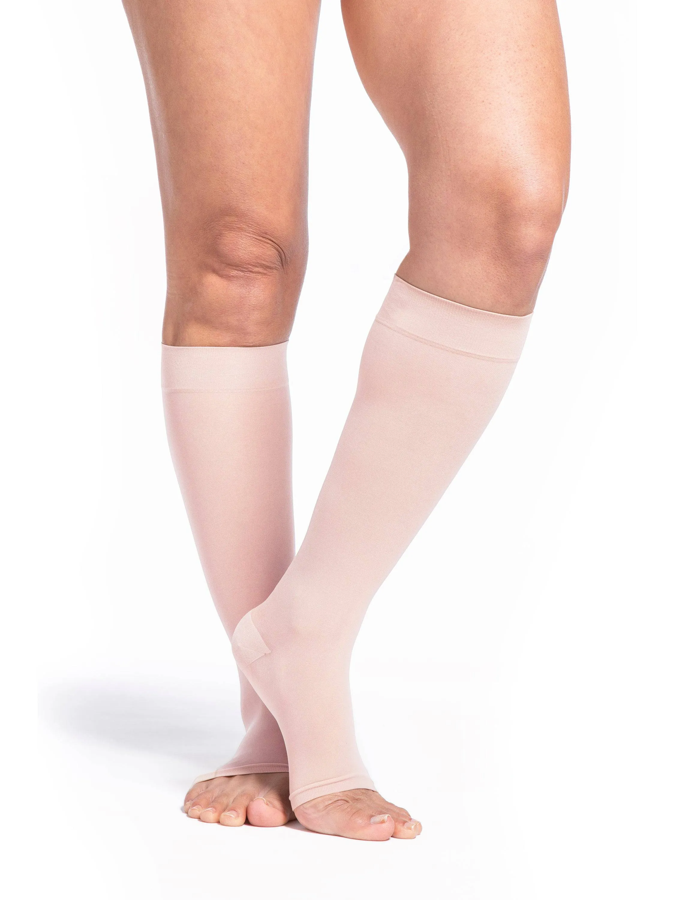 Sigvaris Sheer (Formerly 780 EverSheer) Women's Knee High  15-20mmHg-Open Toe