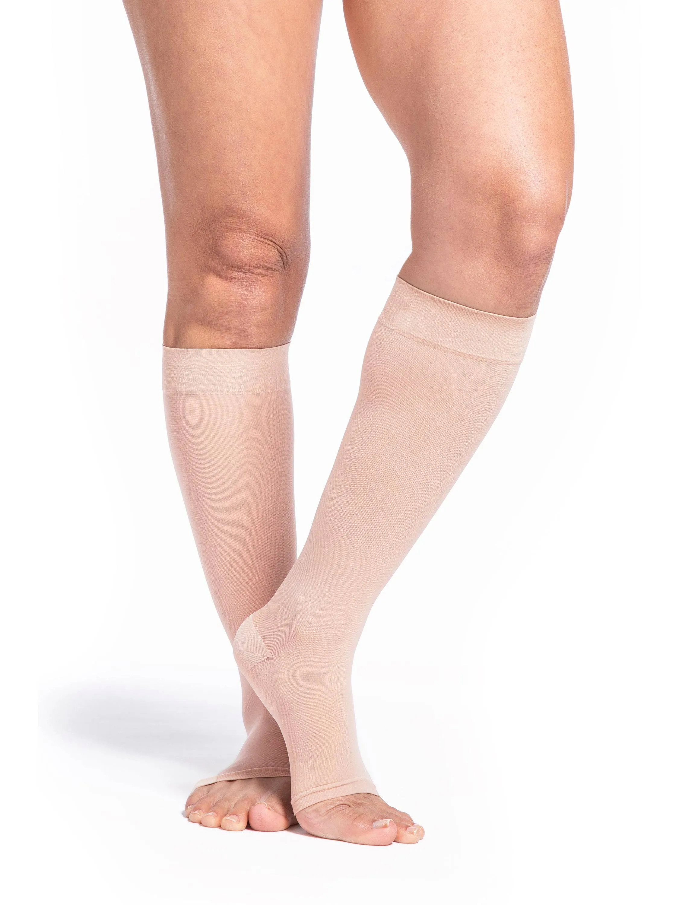 Sigvaris Sheer (Formerly 780 EverSheer) Women's Knee High  15-20mmHg-Open Toe