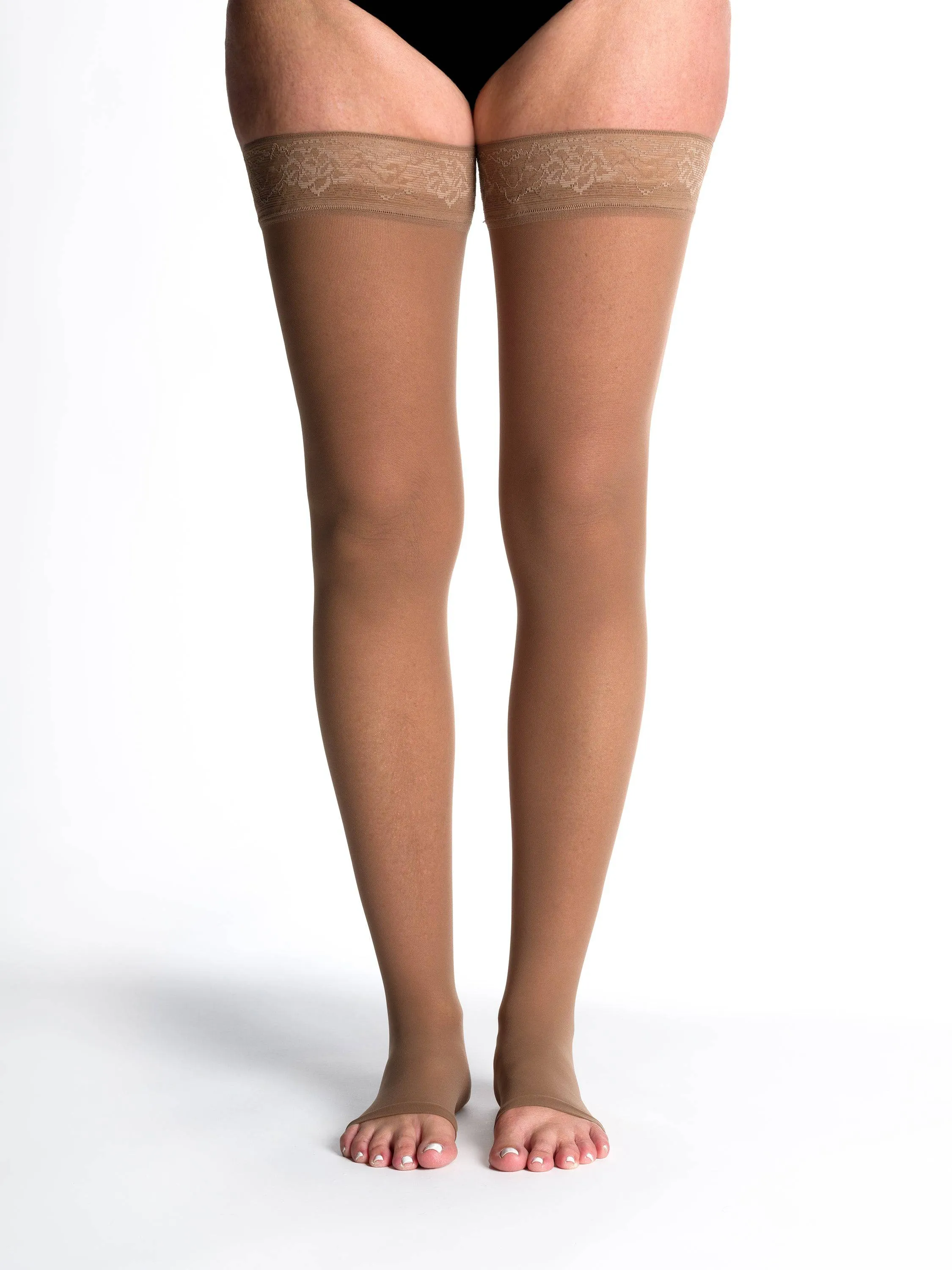 Sigvaris Sheer (Formerly 780 EverSheer) Women's Thigh High  15-20mmHg-Open Toe