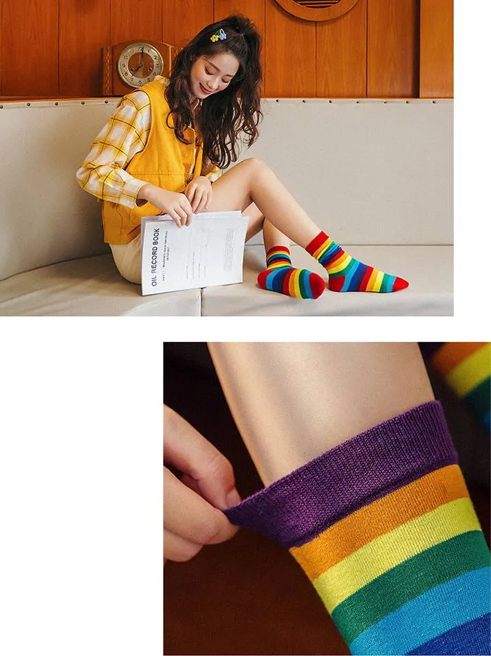 Skater Rainbow Socks