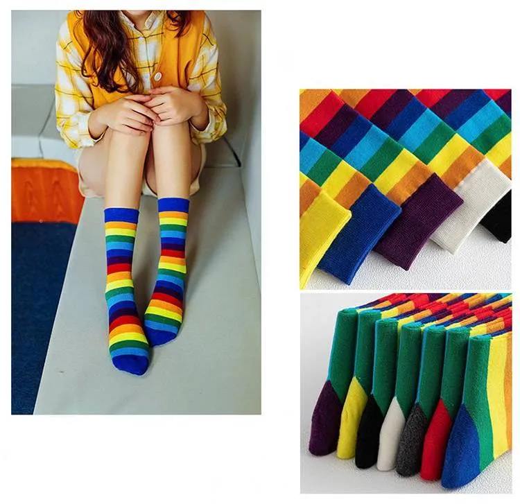 Skater Rainbow Socks