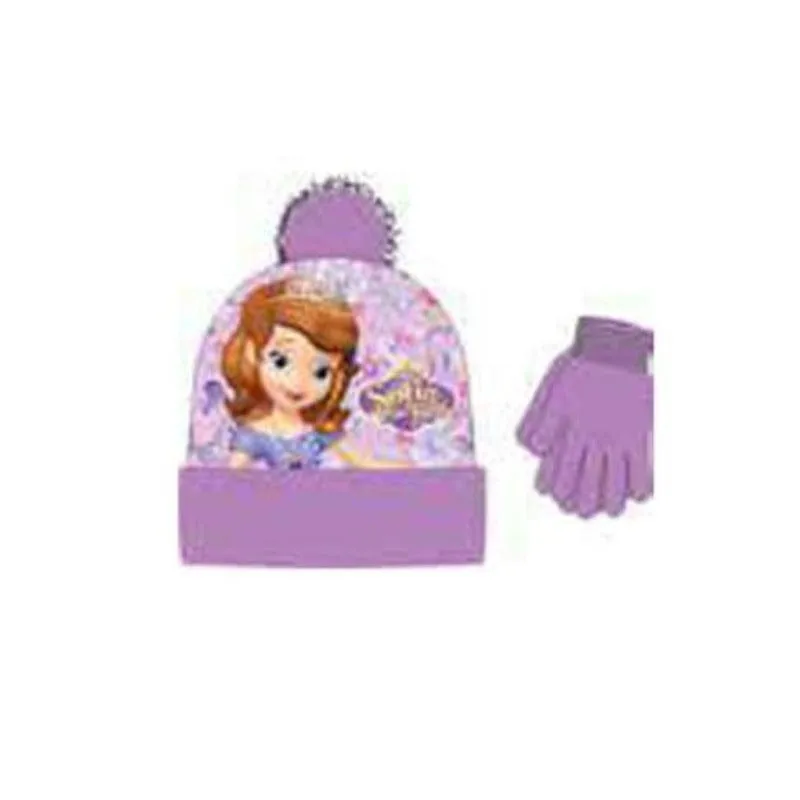 Sofia The First 2 Piece Beanie & Glove Set