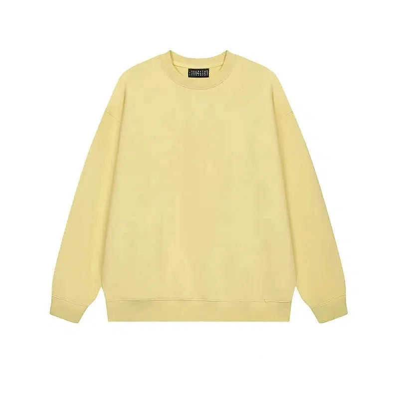Solid Color Bottoming Velvet Round Neck Sweatshirt