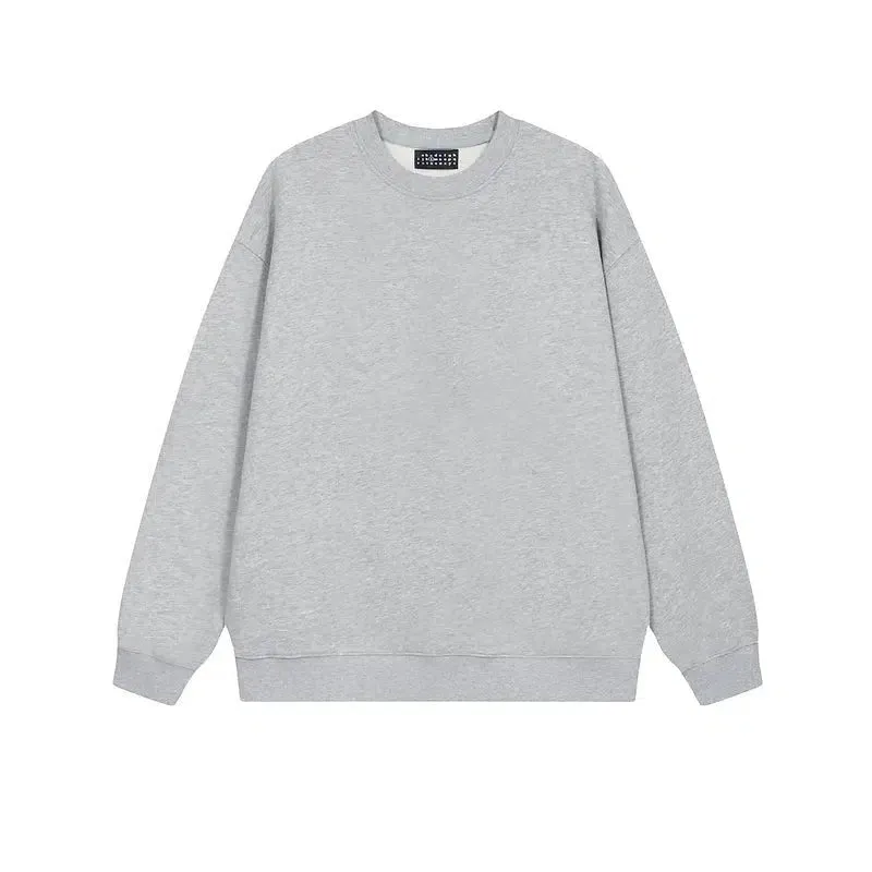 Solid Color Bottoming Velvet Round Neck Sweatshirt