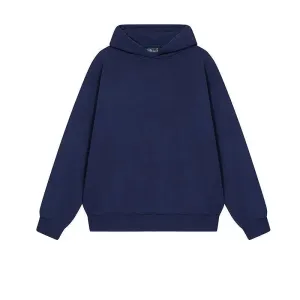 Solid Color Hooded Sweatshirt