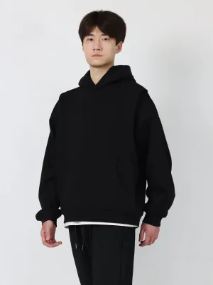 Solid Color Hooded Sweatshirt