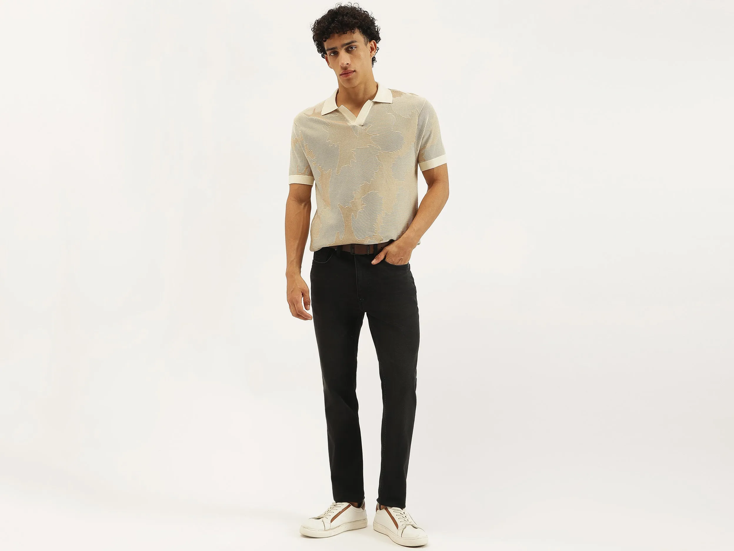 Solid Low Crotch Fit Jeans