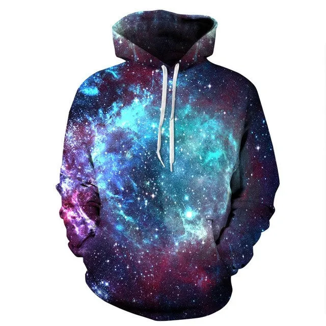Space Galaxy Alien Edition™ Hoodies