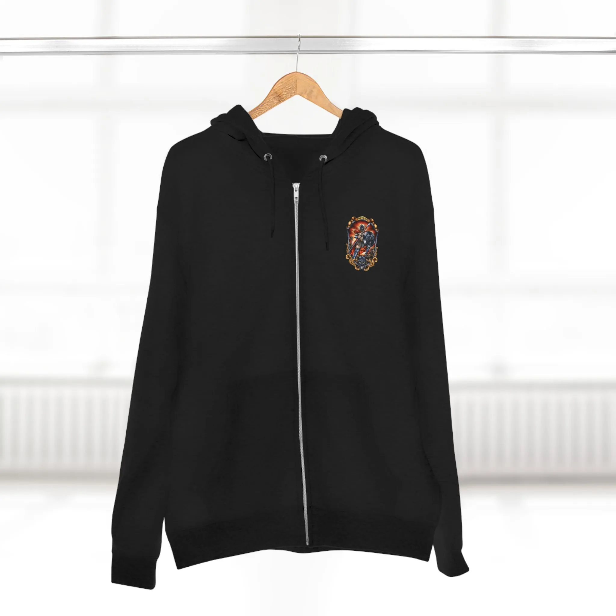 Spear The Truth (Achilles) Unisex Zip Hoodie