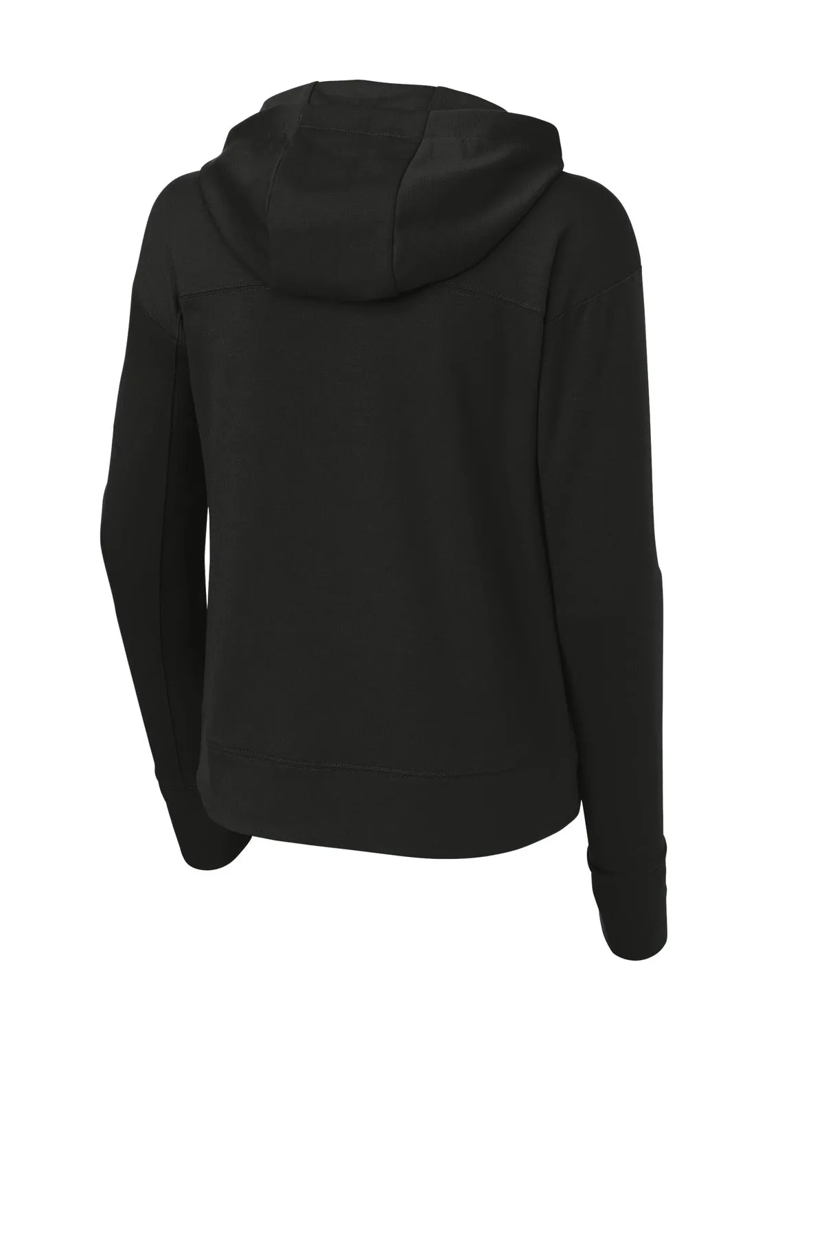 Sport-Tek Women's Sport-Wick Flex Fleece Pullover Hoodie LST562 Black