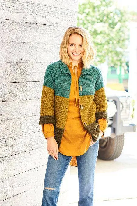 Stylecraft - Highland Heathers DK - 9795 Cardigan