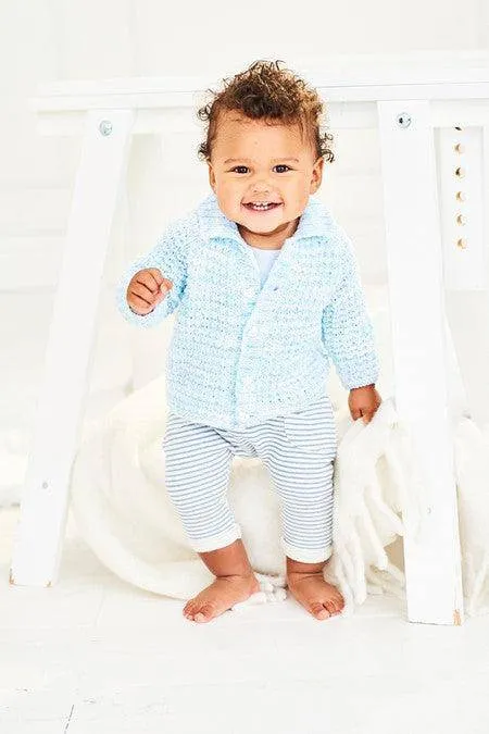 Stylecraft - Sweet Dreams DK - 9896 Baby Cardigan / Jacket Knitting Pattern (0-3)