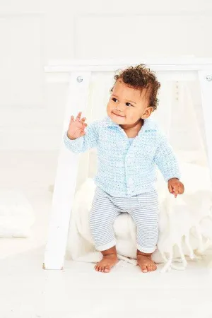 Stylecraft - Sweet Dreams DK - 9896 Baby Cardigan / Jacket Knitting Pattern (0-3)
