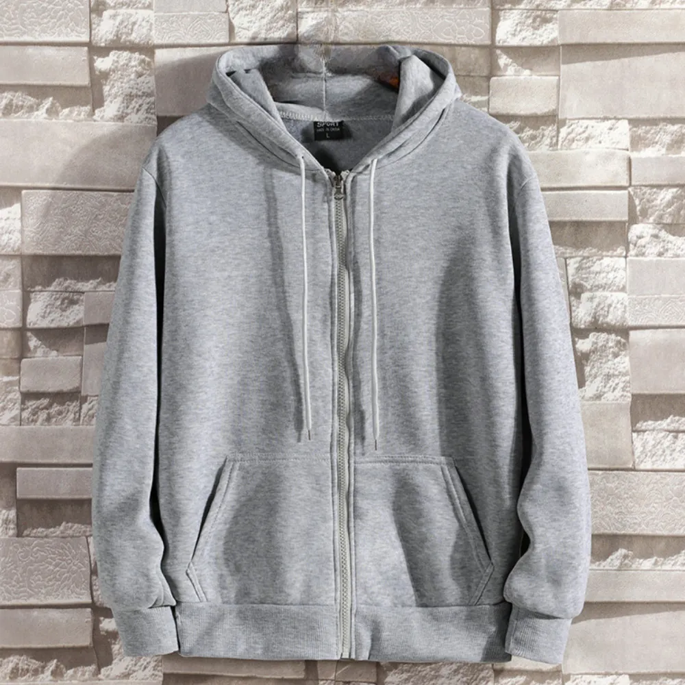 Stylish zip-up hoodie for men by Lorand