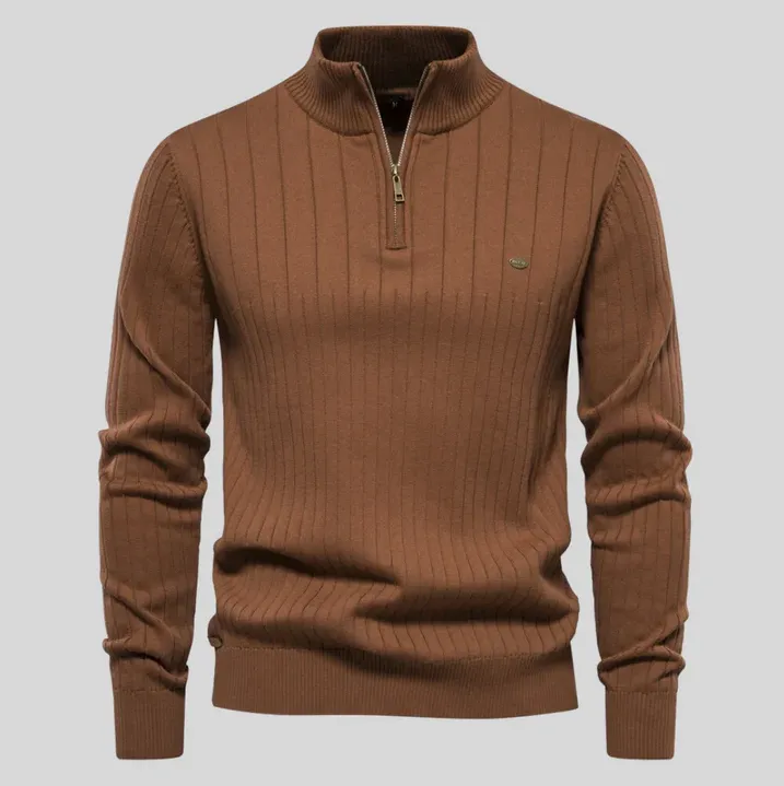 Stylish zipped sweater by Lipeson