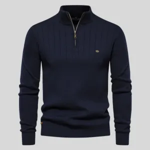 Stylish zipped sweater by Lipeson