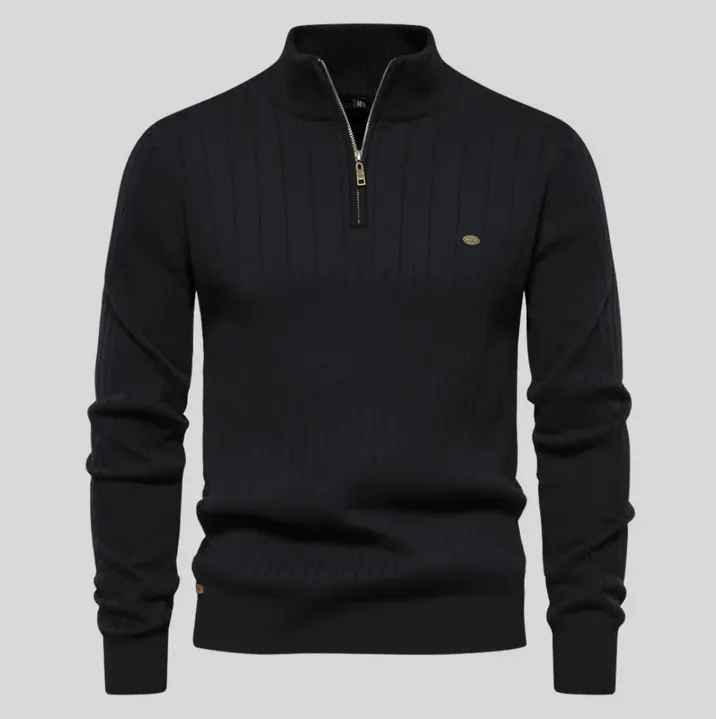 Stylish zipped sweater by Lipeson