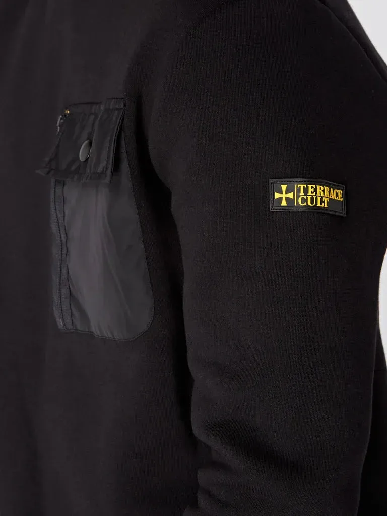 Terrace Cult Pocket Sweat In Black
