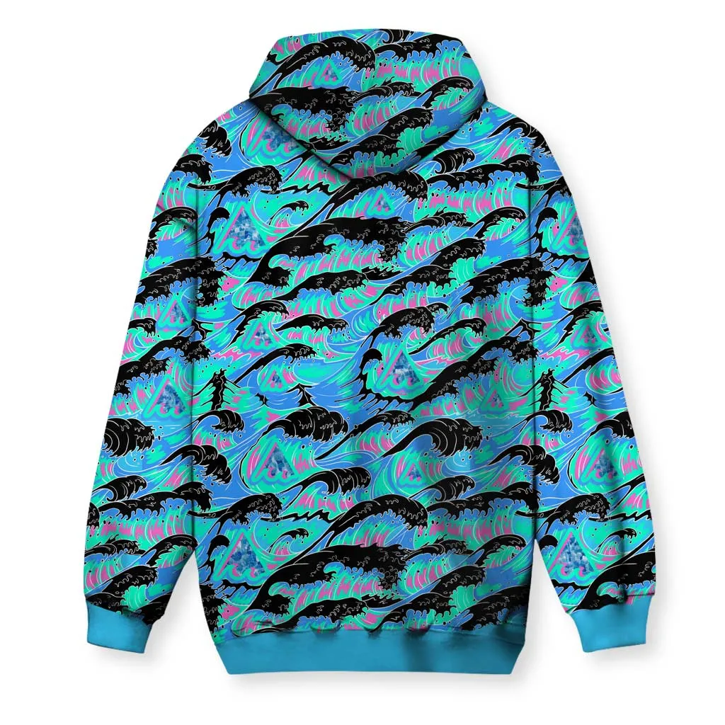 THE GREAT WAVE OF MEANING Zip-Up Hoodie