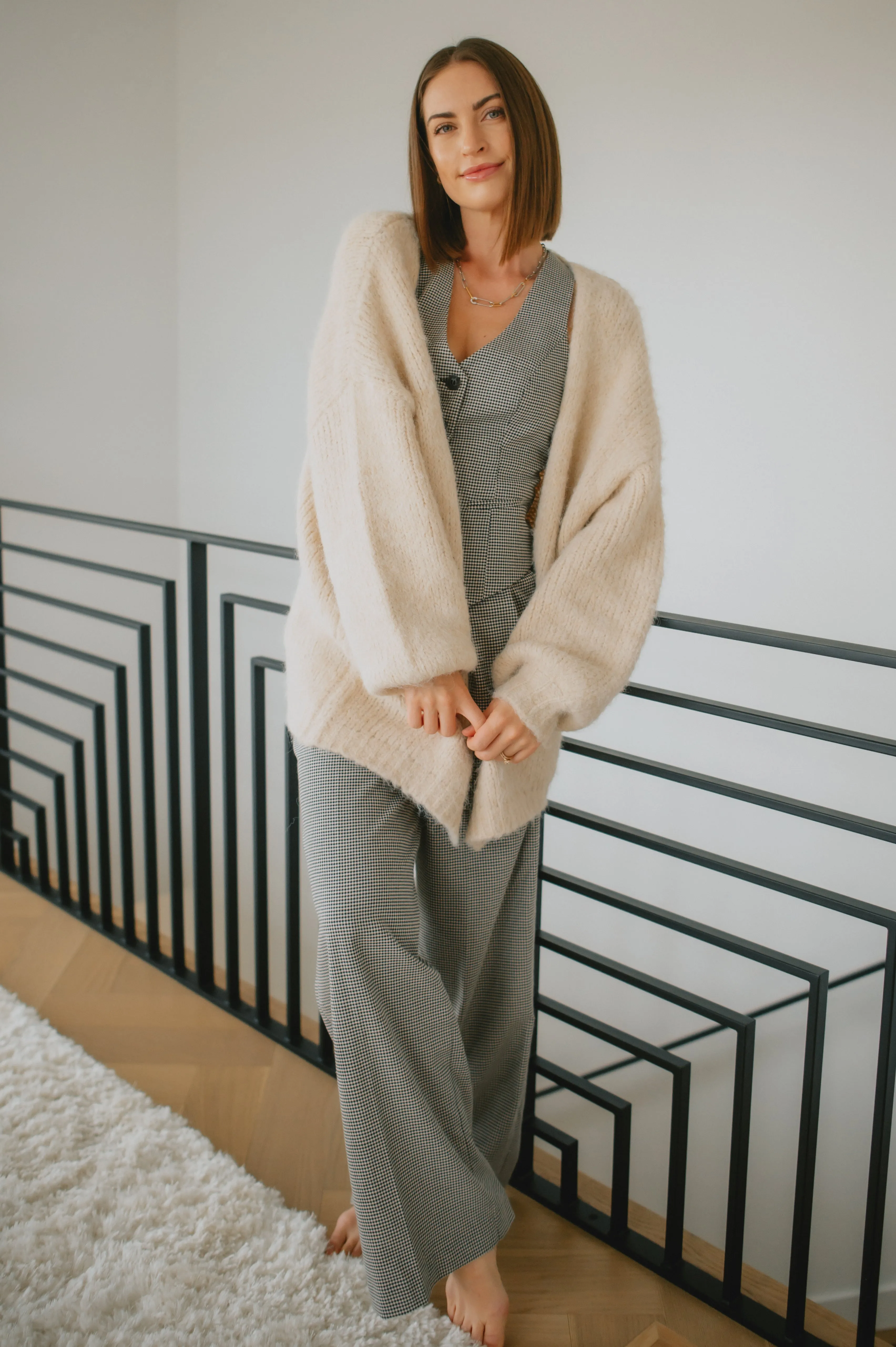 The Marlowe Cardigan x Siera Bearchell - Linen - PLUS
