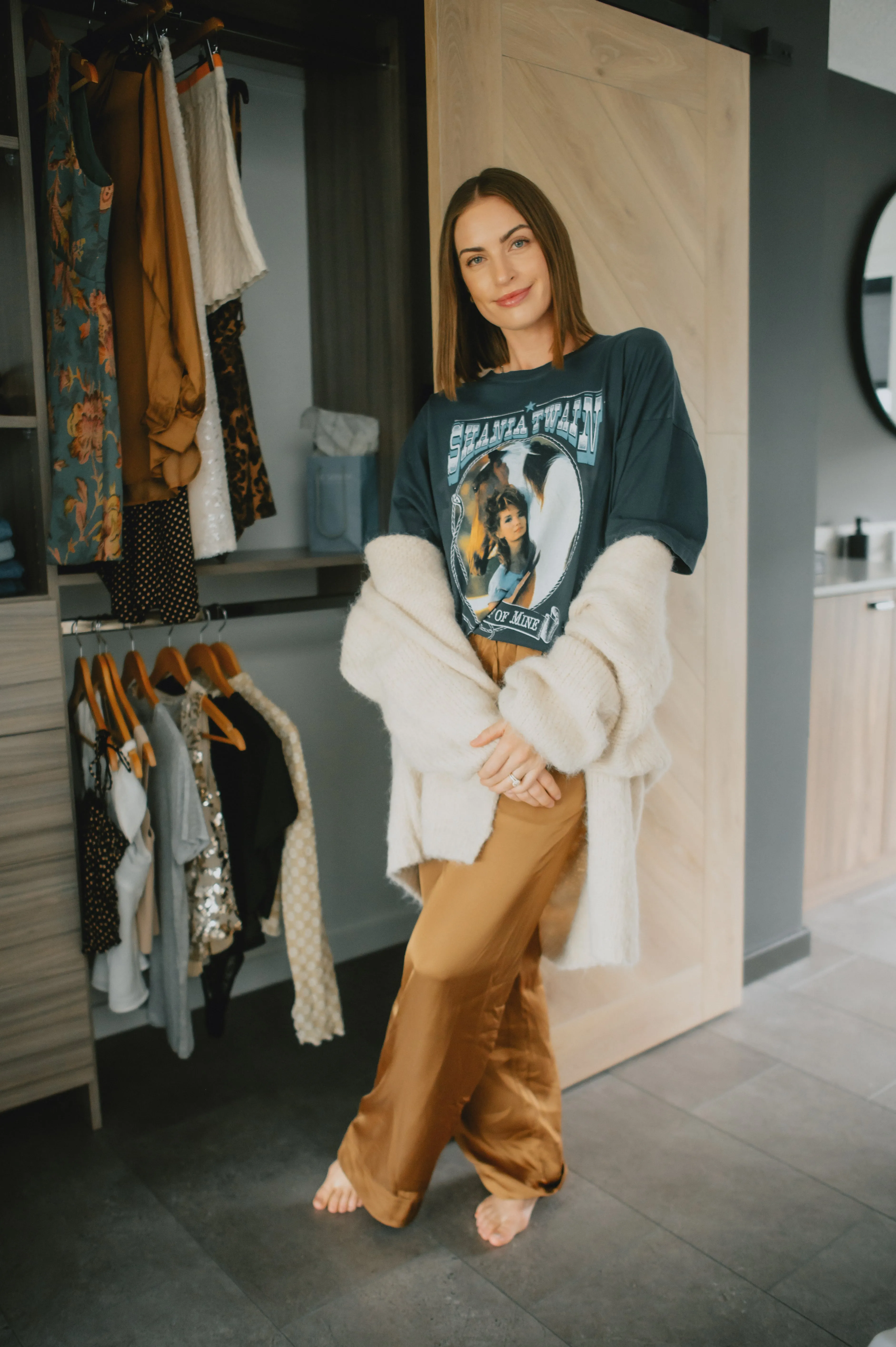 The Marlowe Cardigan x Siera Bearchell - Linen - PLUS
