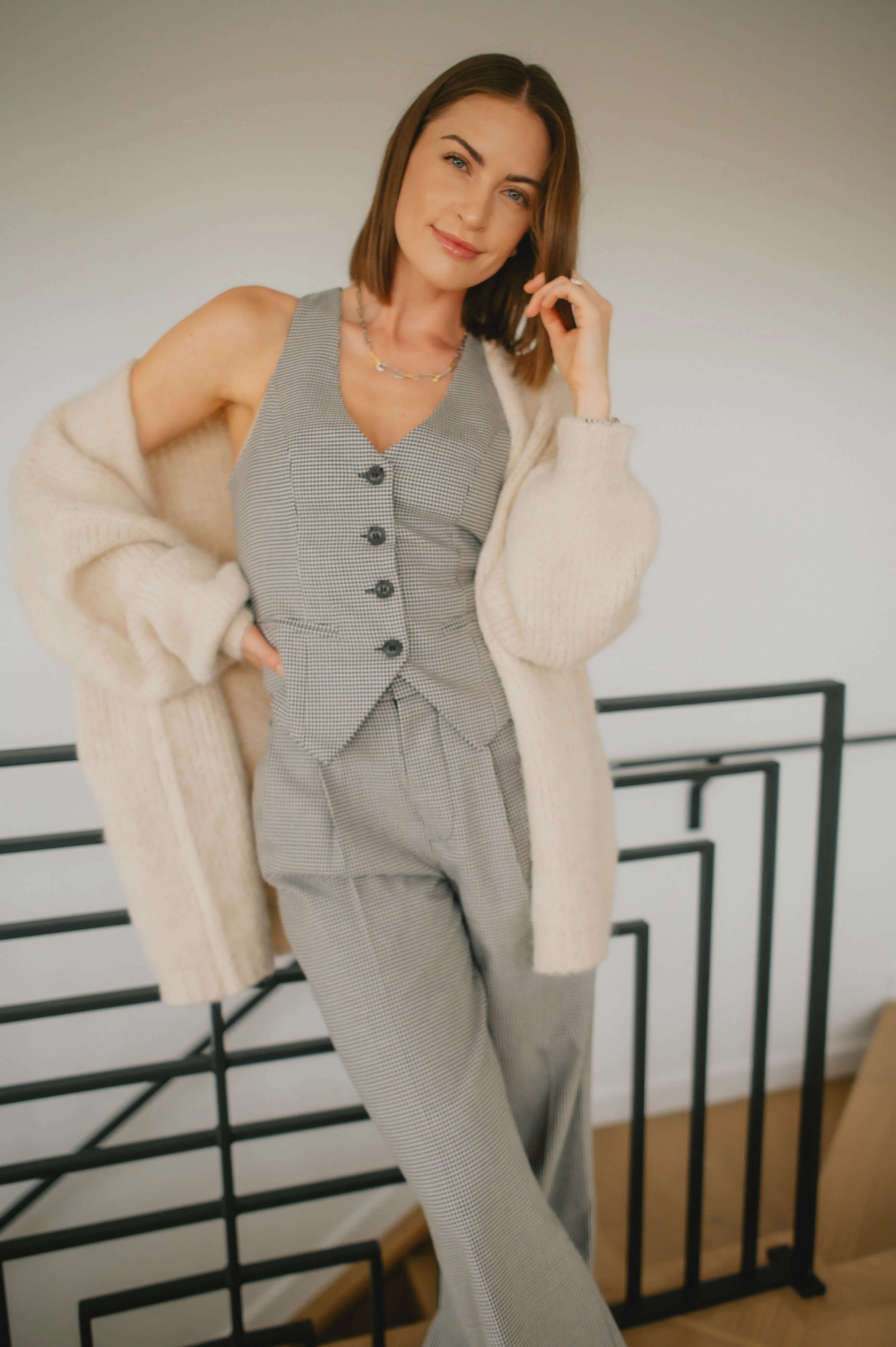 The Marlowe Cardigan x Siera Bearchell - Linen - PLUS