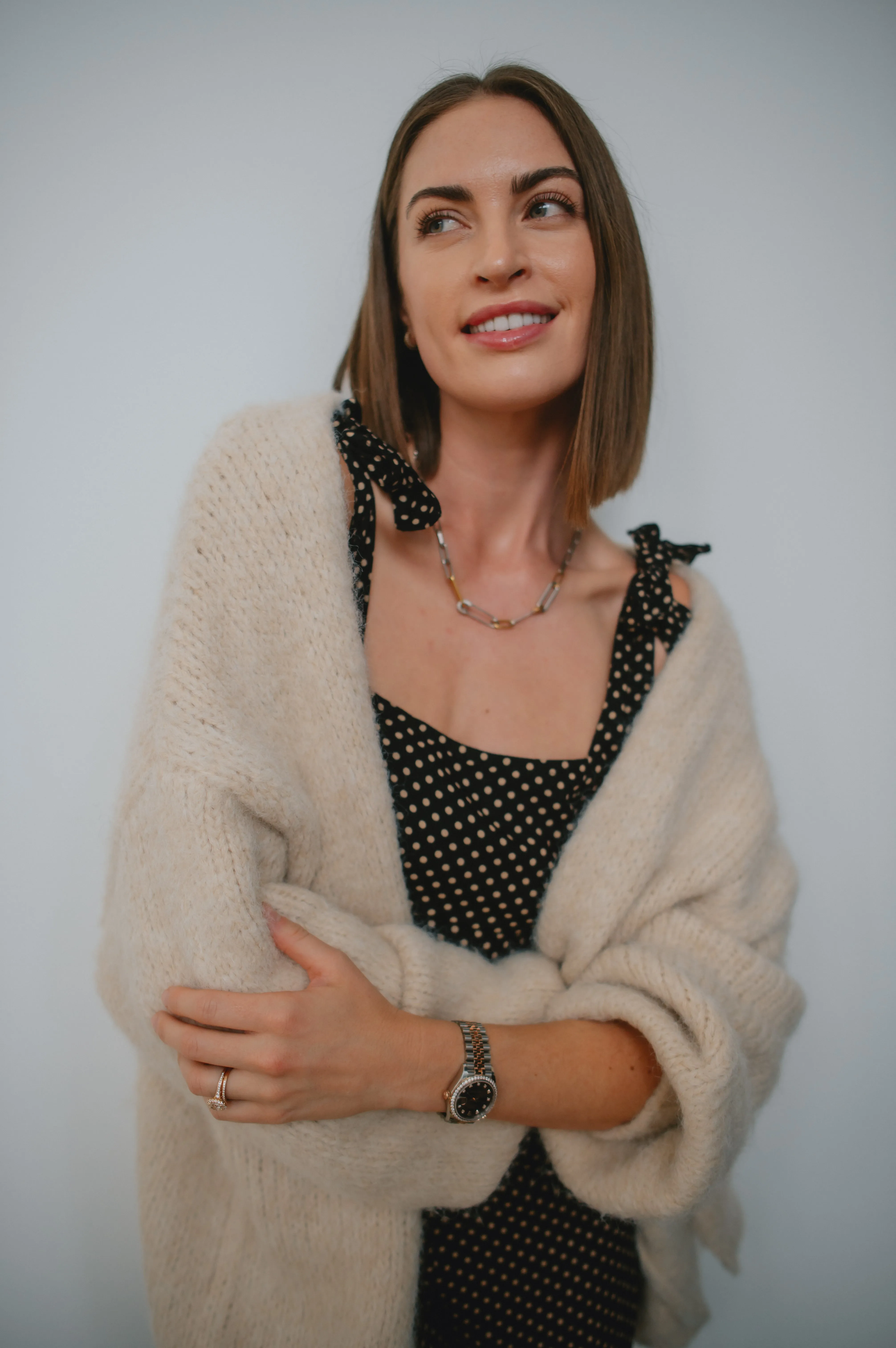 The Marlowe Cardigan x Siera Bearchell - Linen - PLUS