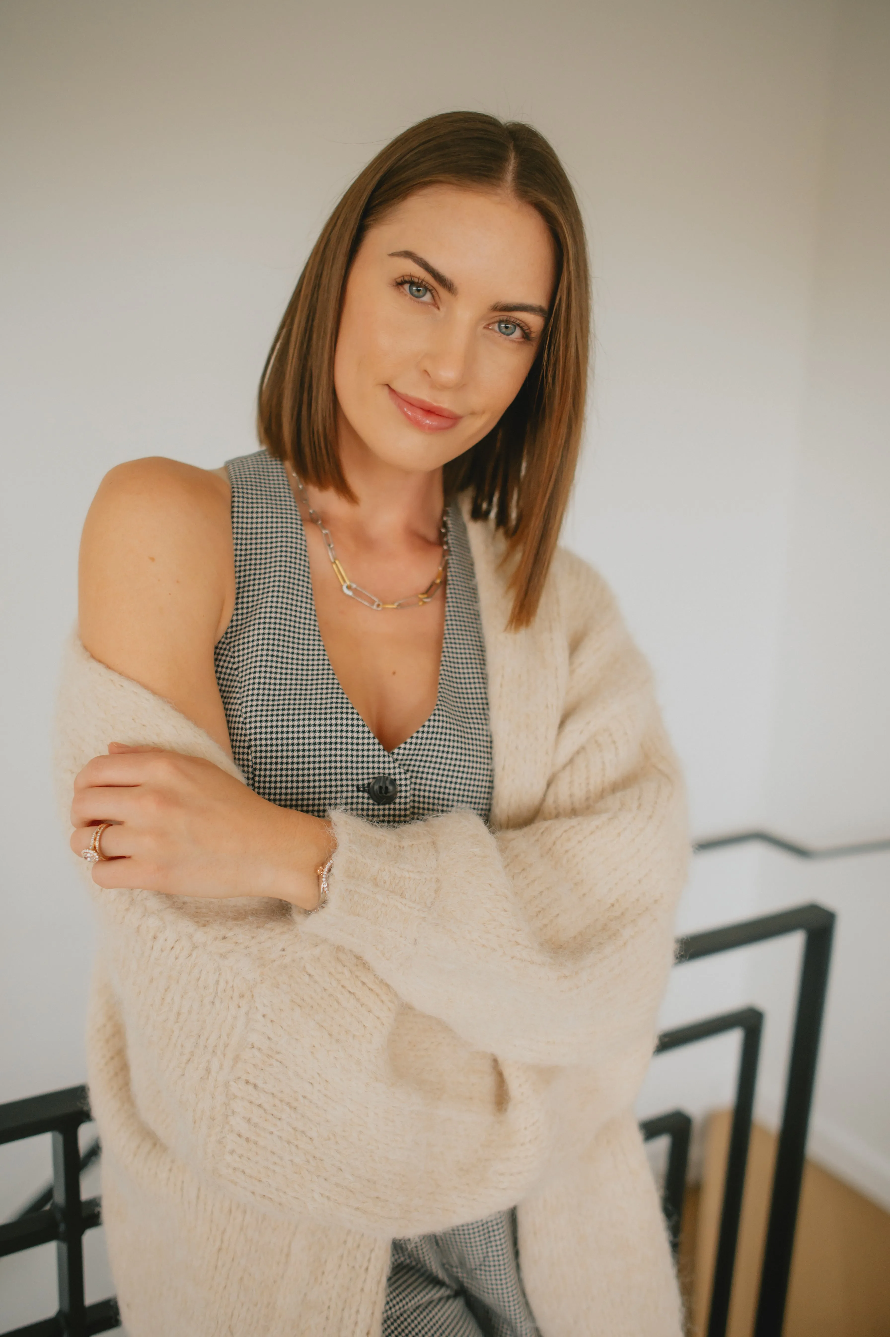 The Marlowe Cardigan x Siera Bearchell - Linen - PLUS