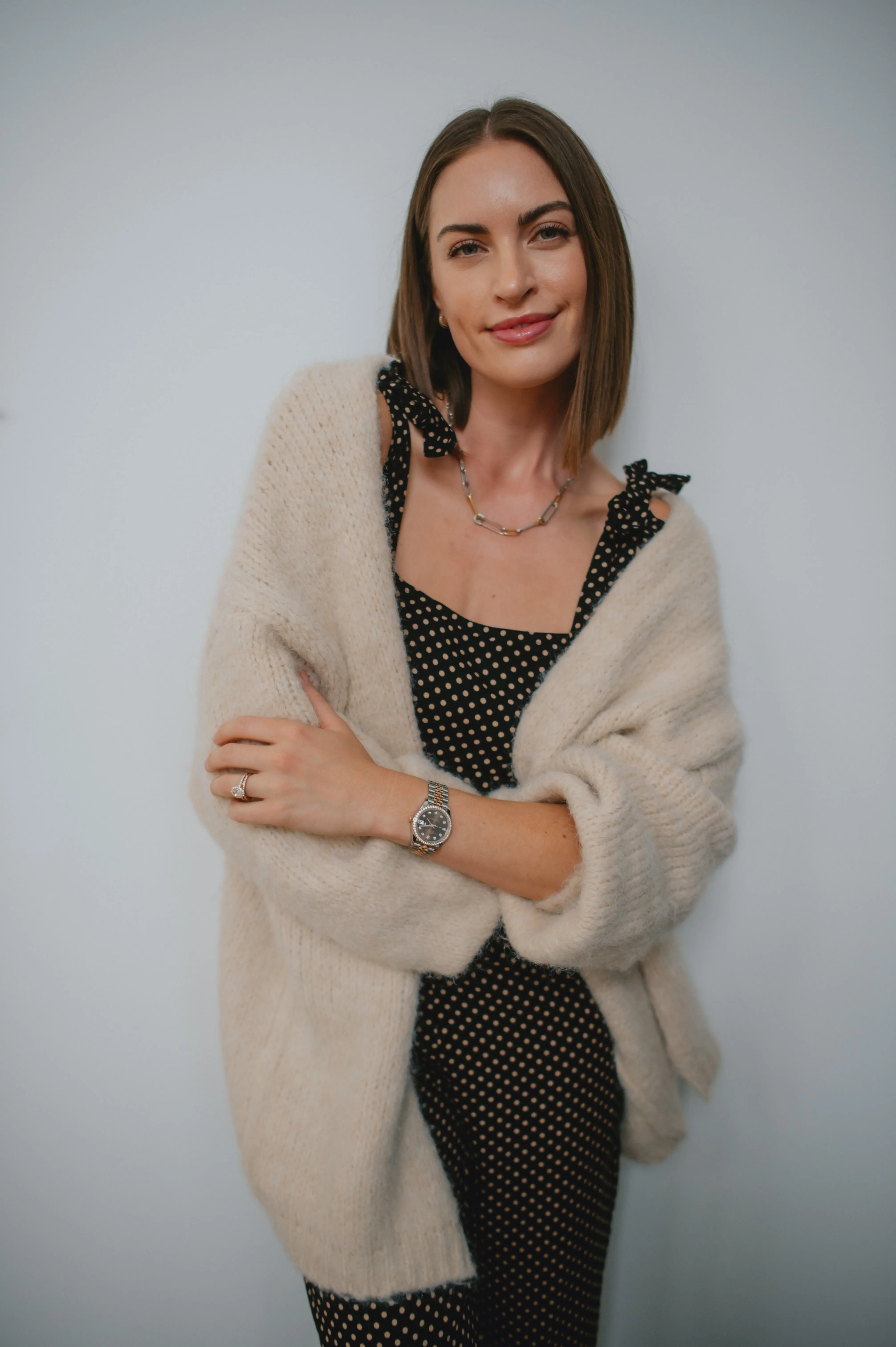 The Marlowe Cardigan x Siera Bearchell - Linen - PLUS