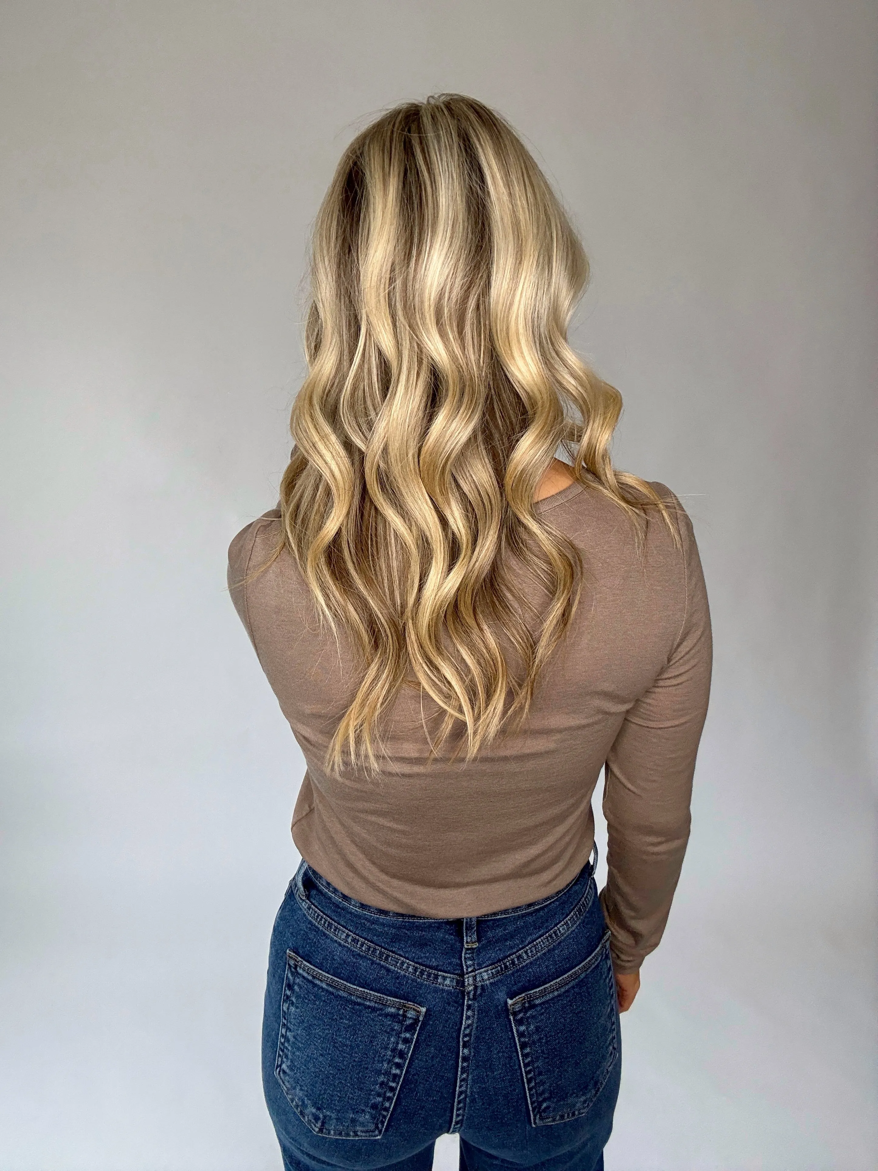The Softest Long Sleeve Top - Taupe