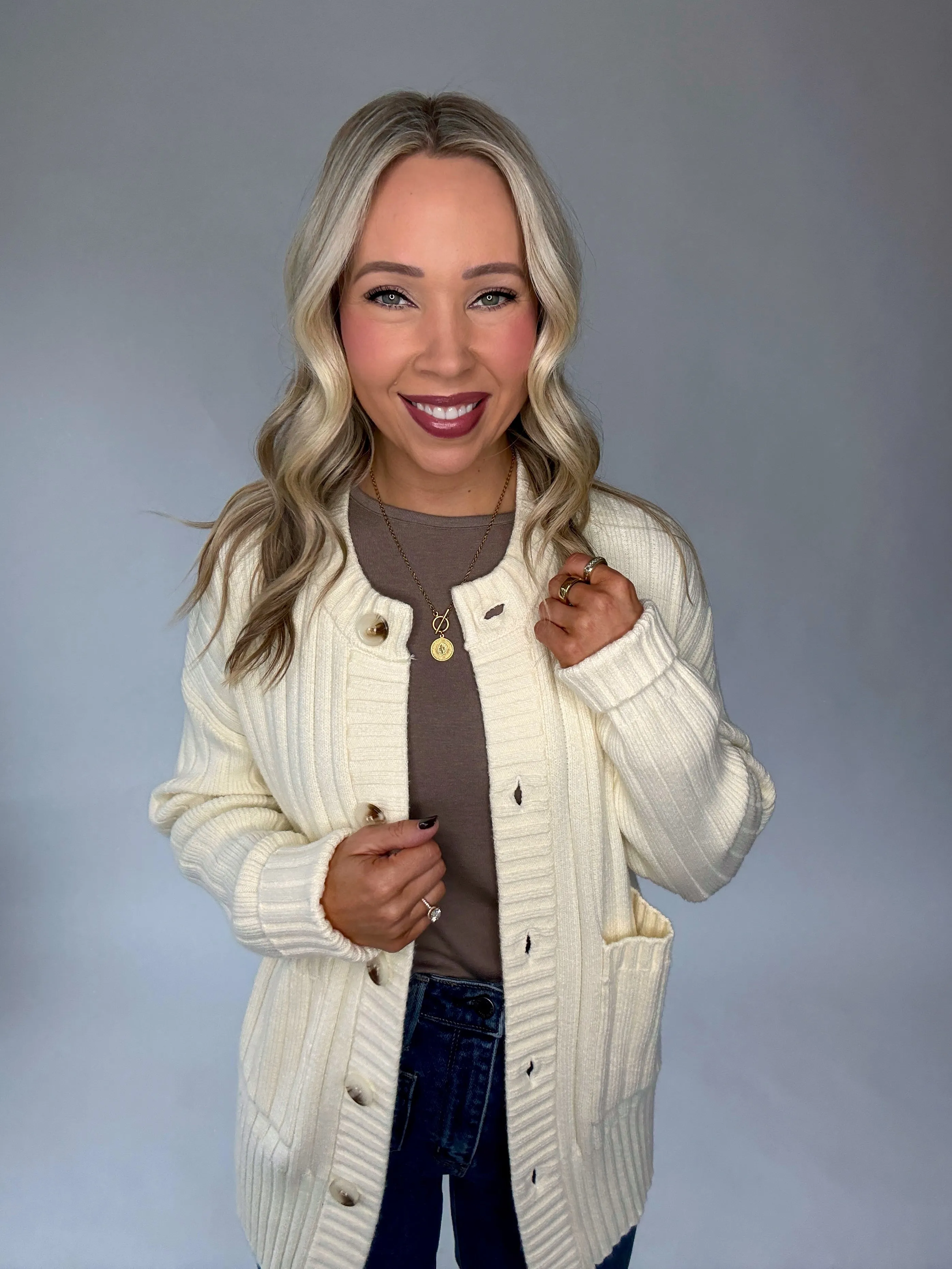 The Softest Long Sleeve Top - Taupe