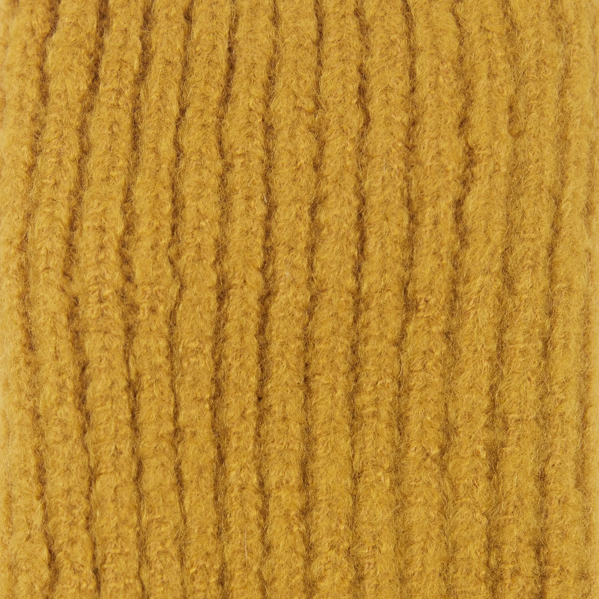 Three-In-One Knit Gloves - Mustard