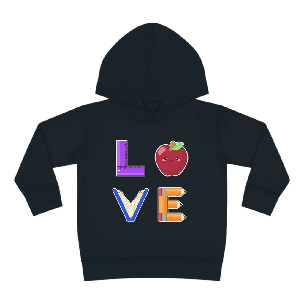 Toddler's L.O.V.E. Pullover Fleece Hoodie