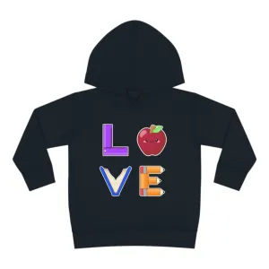 Toddler's L.O.V.E. Pullover Fleece Hoodie