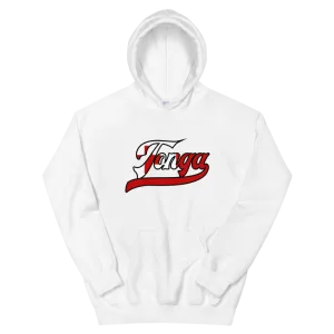 Tonga 676 - Flag with Black Border (front/back) *ADULT HOODIE*