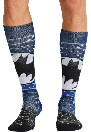 Tooniforms Men's 10-15mmHg Compression Socks Courageous Batman