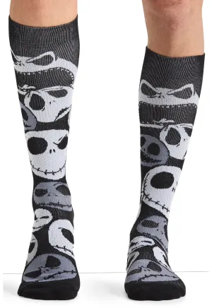 Tooniforms Men's 10-15mmHg Compression Socks Face Of Fear
