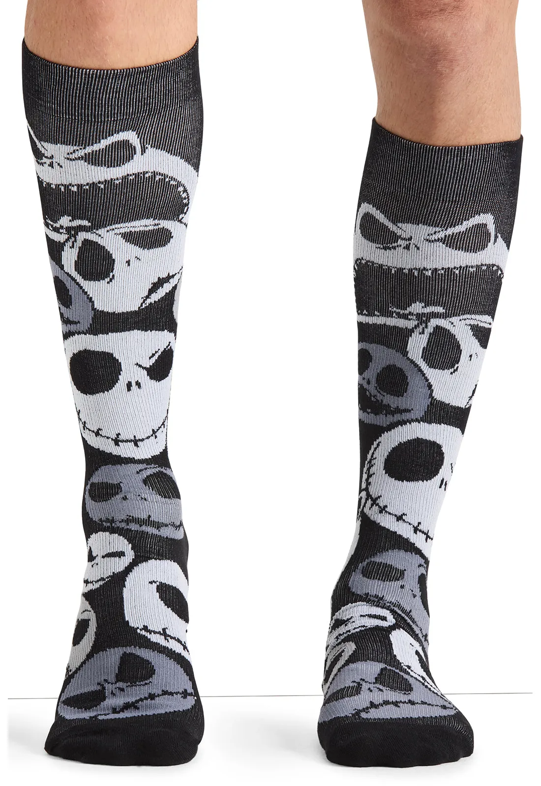Tooniforms Men's 10-15mmHg Compression Socks Face Of Fear